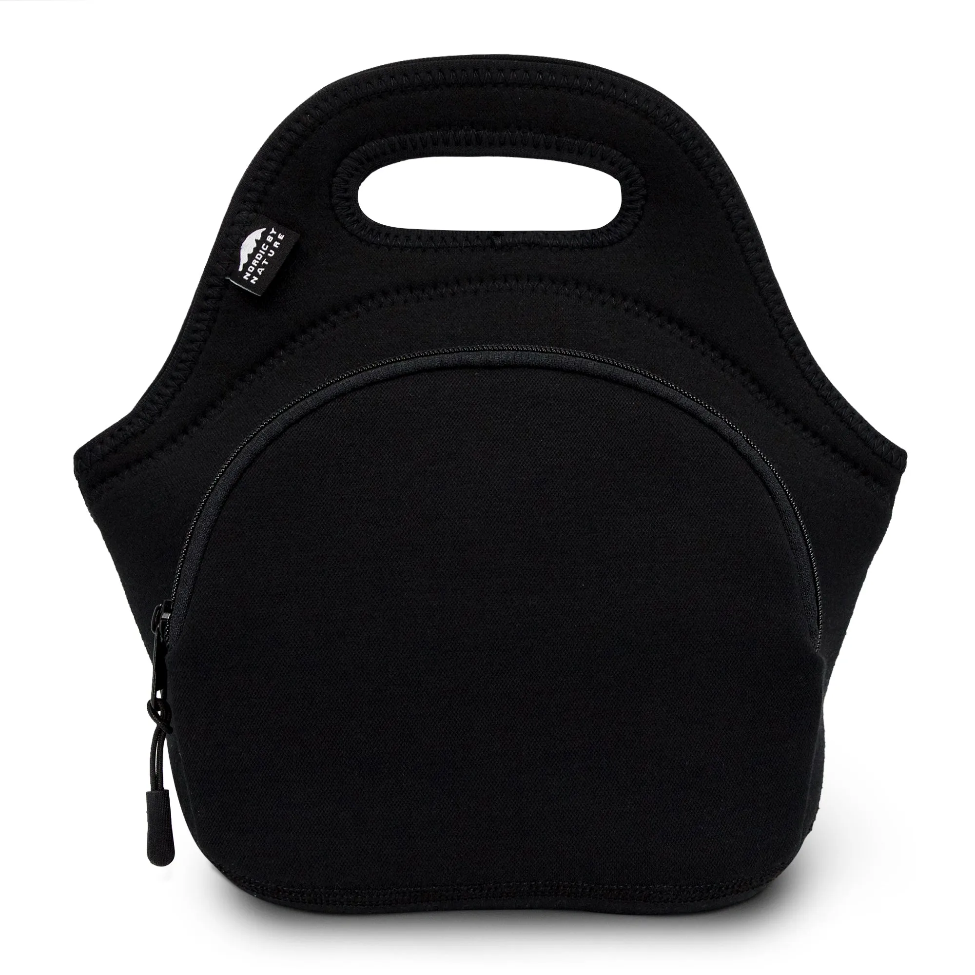 12" Cotton Lunch Bag Black