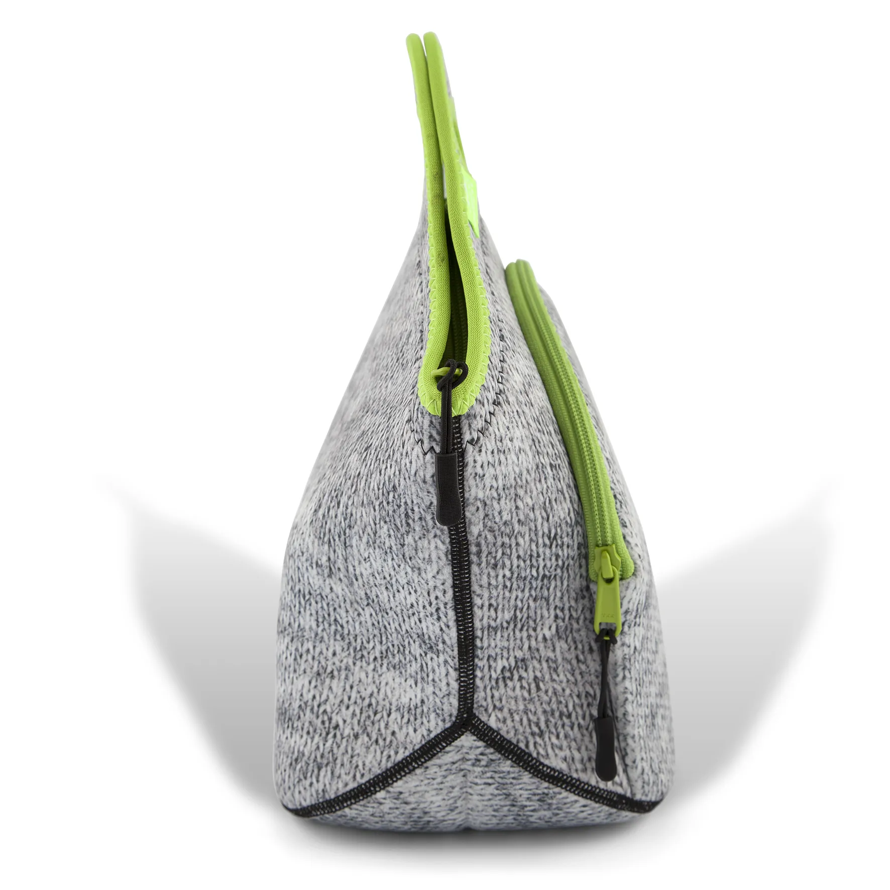 13.5" Cotton Lunch Bag Gray Melange