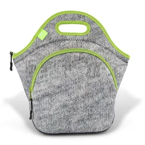 13.5" Cotton Lunch Bag Gray Melange