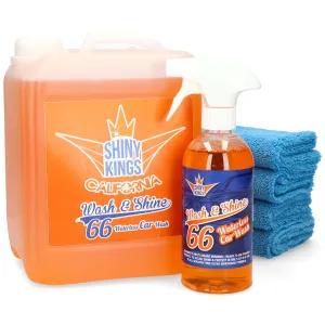 1.45 gal Best Quick Detailer Wash&Shine 66 waterless carwash wash&wax cleaning kit XXL - 1x1,32 gal  1x16.9 oz   4 FREE towels
