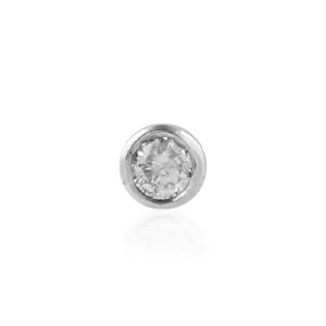 14k White Gold pave Diamond Finding Jewelry