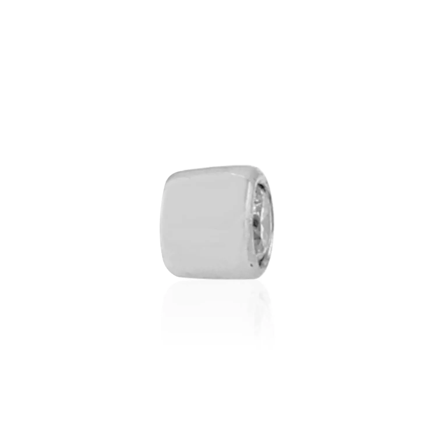 14k White Gold pave Diamond Finding Jewelry