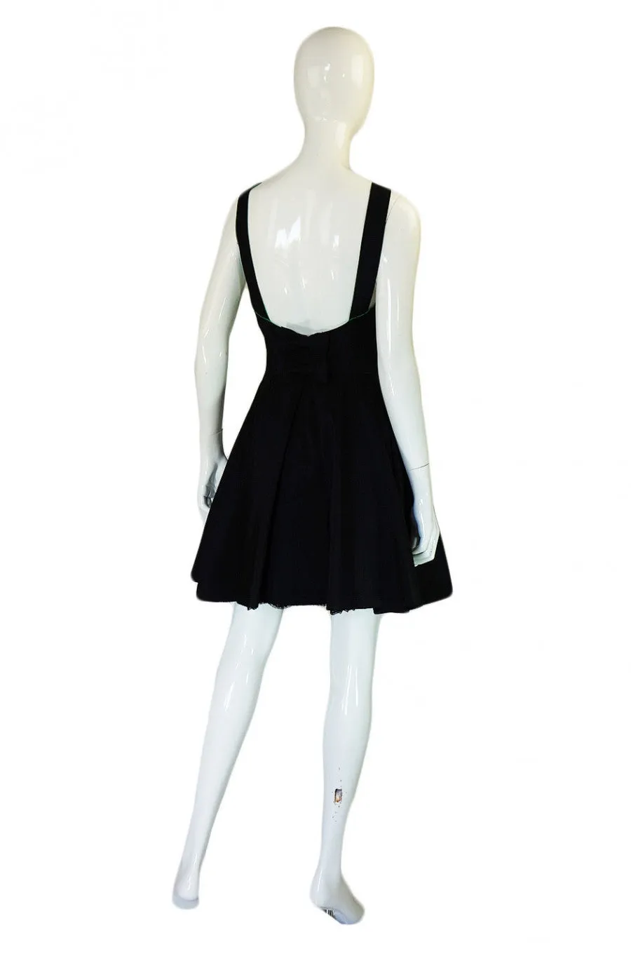 1980s Geoffrey Beene Green Dot Lining