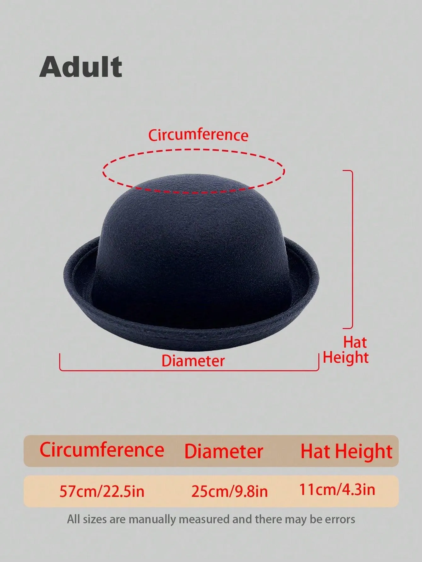 1pc Solid Color Cute Retro Polyester Felt Hat, Soft Fedora Hat, Fashion All-Match Commuter Hat For Autumn/Winter