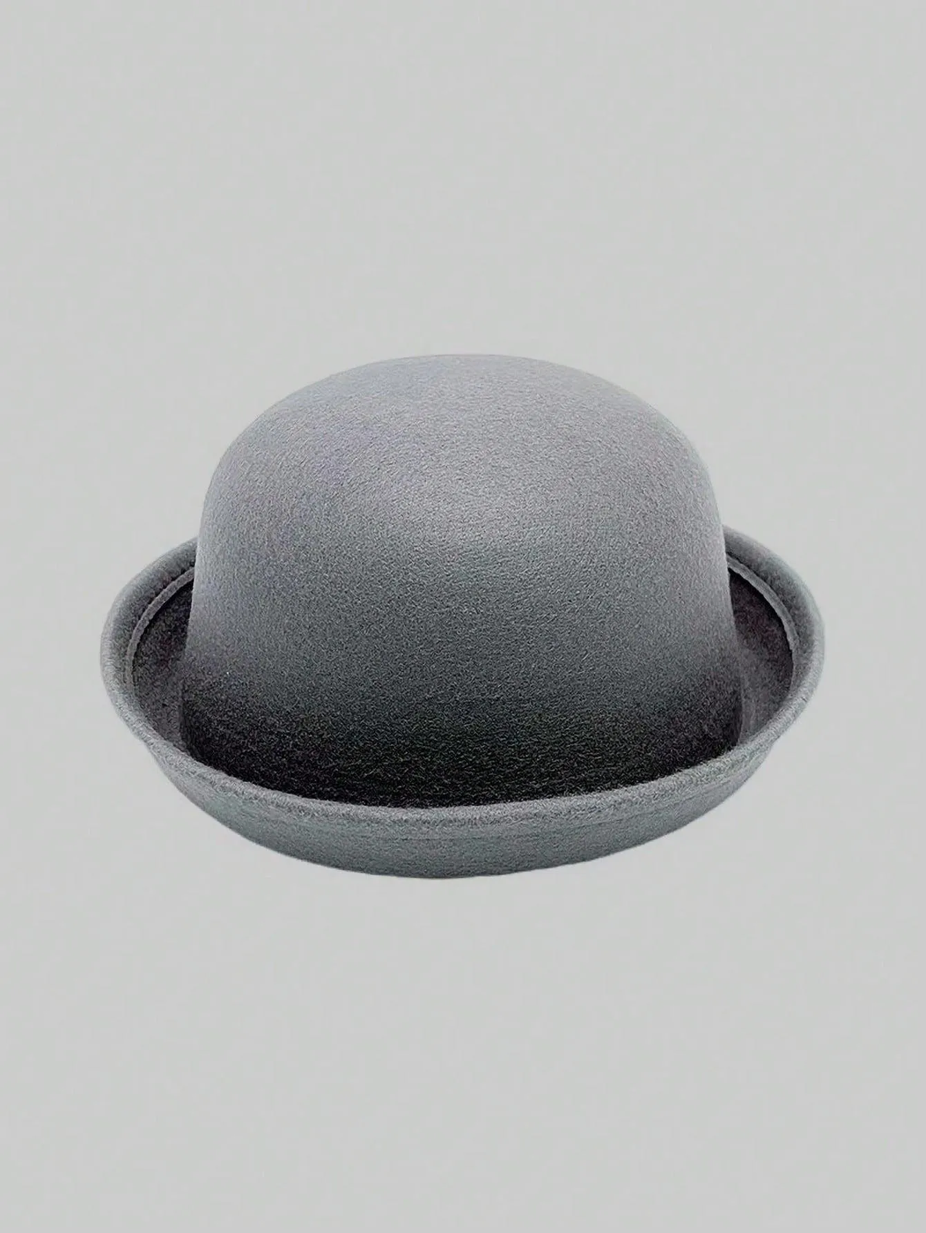 1pc Solid Color Cute Retro Polyester Felt Hat, Soft Fedora Hat, Fashion All-Match Commuter Hat For Autumn/Winter
