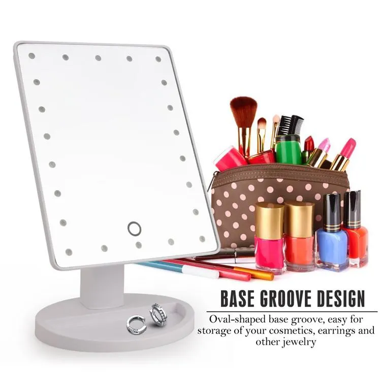 22 LED Touch Screen Makeup Mirror
