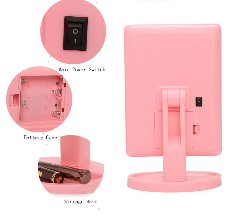 22 LED Touch Screen Makeup Mirror