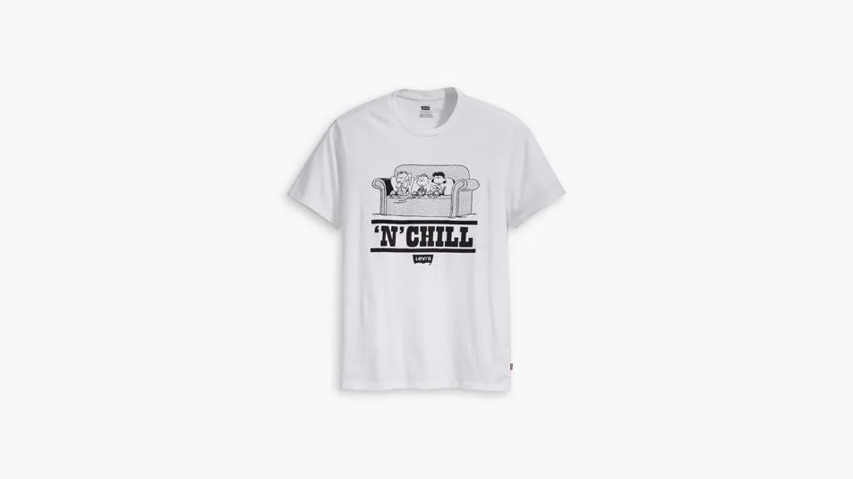 22491-0513 Levi's Premium SS Peanuts Chill White Tee