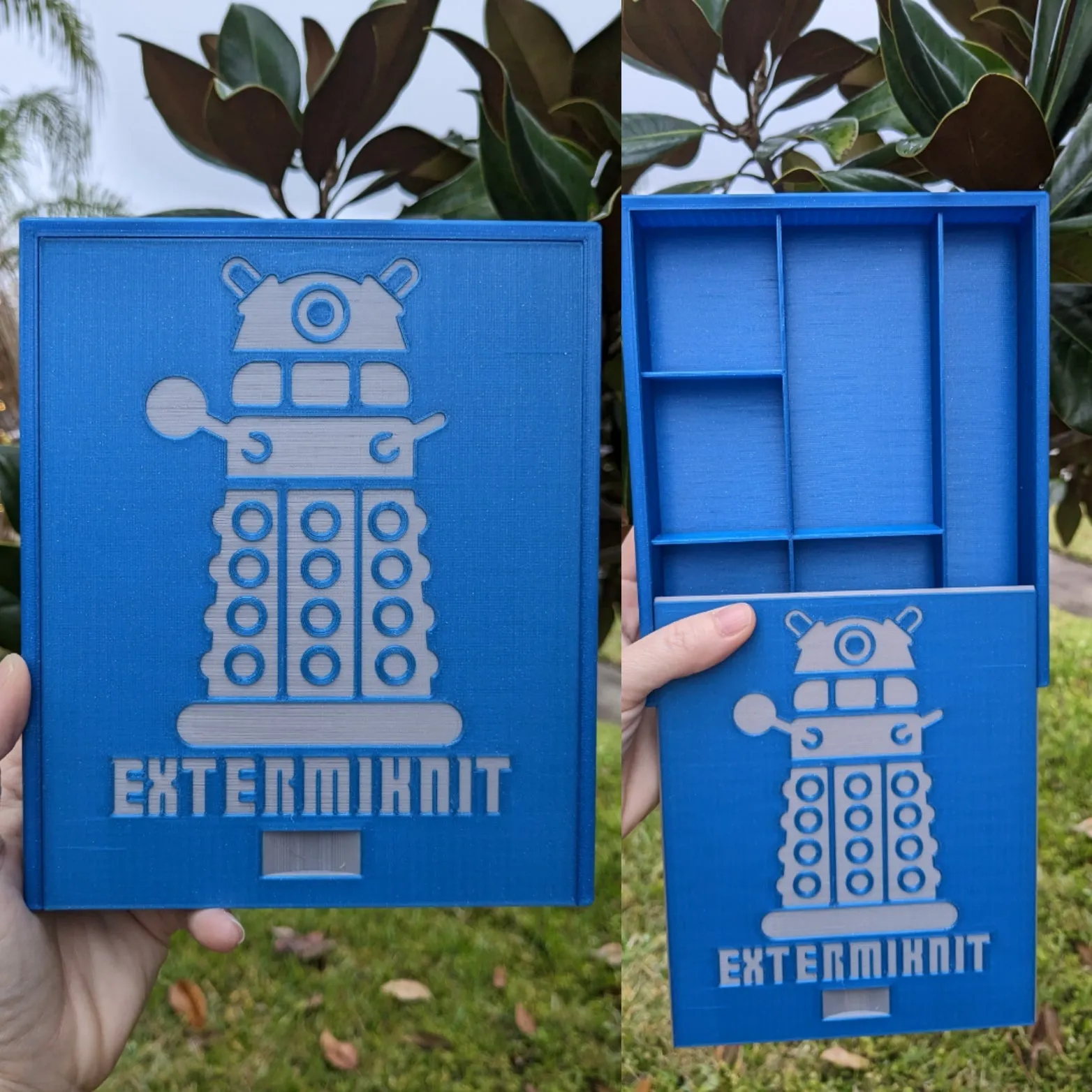 3D printed Notions Box--Killer Robot