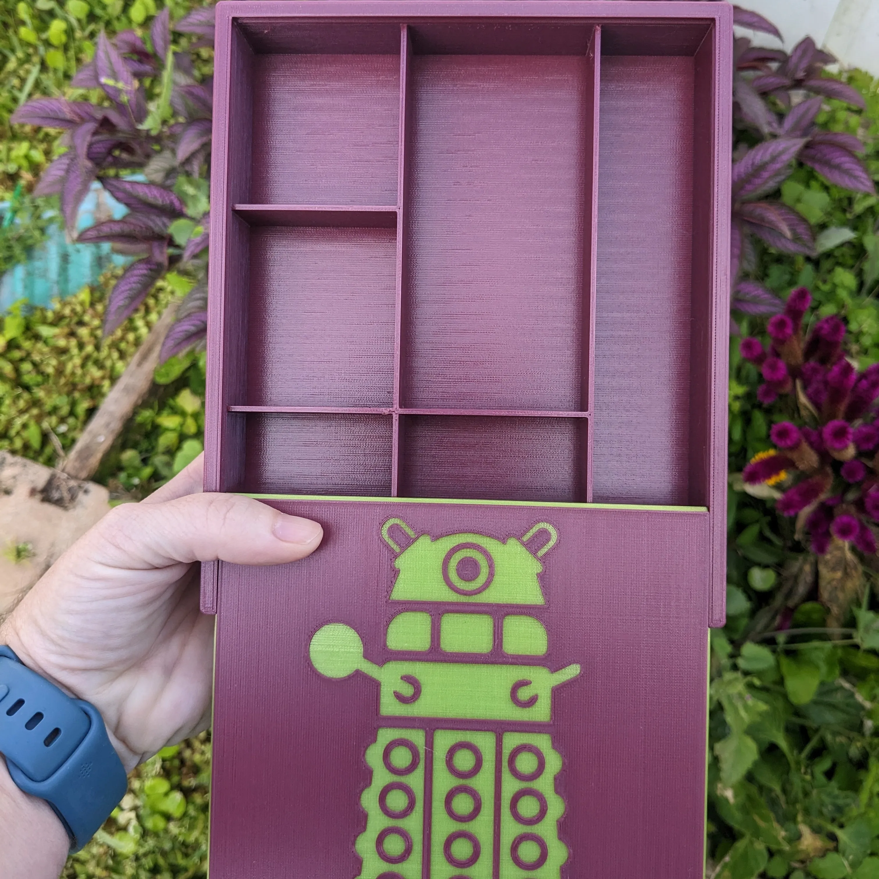 3D printed Notions Box--Killer Robot