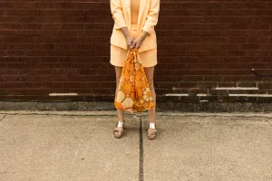 70's floral bag