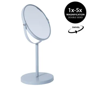 7" VANITY STANDUP MIRROR-GRAY 5X