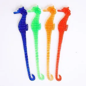 8 Seahorse Cocktail Drink Stir Swizzle Sticks Stirrers Beach Party Nautical