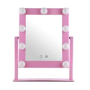 9 Bulb Vanity Mirror - Pink Berry