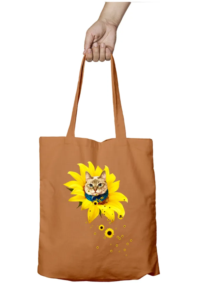 A Meowment Of Sunshine Tote Bag (With Zip)