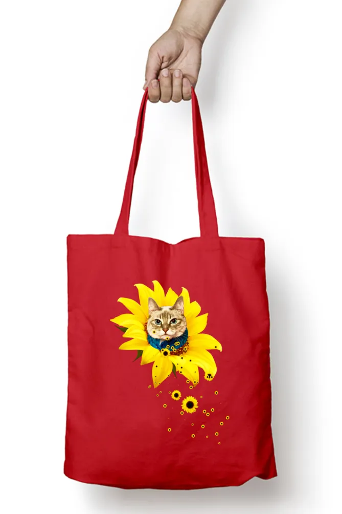 A Meowment Of Sunshine Tote Bag (With Zip)