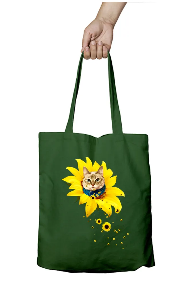 A Meowment Of Sunshine Tote Bag (With Zip)