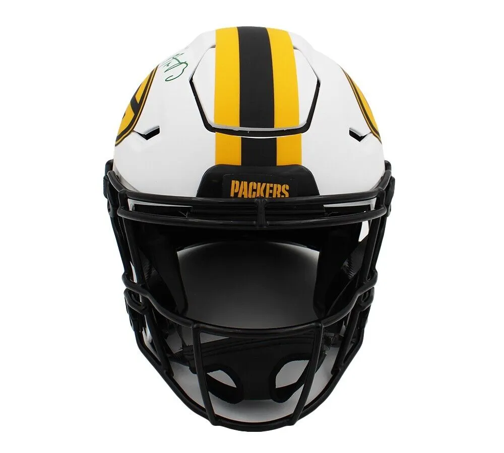Aaron Rodgers Signed Green Bay Packers Speed Flex Authentic Lunar NFL Helmet