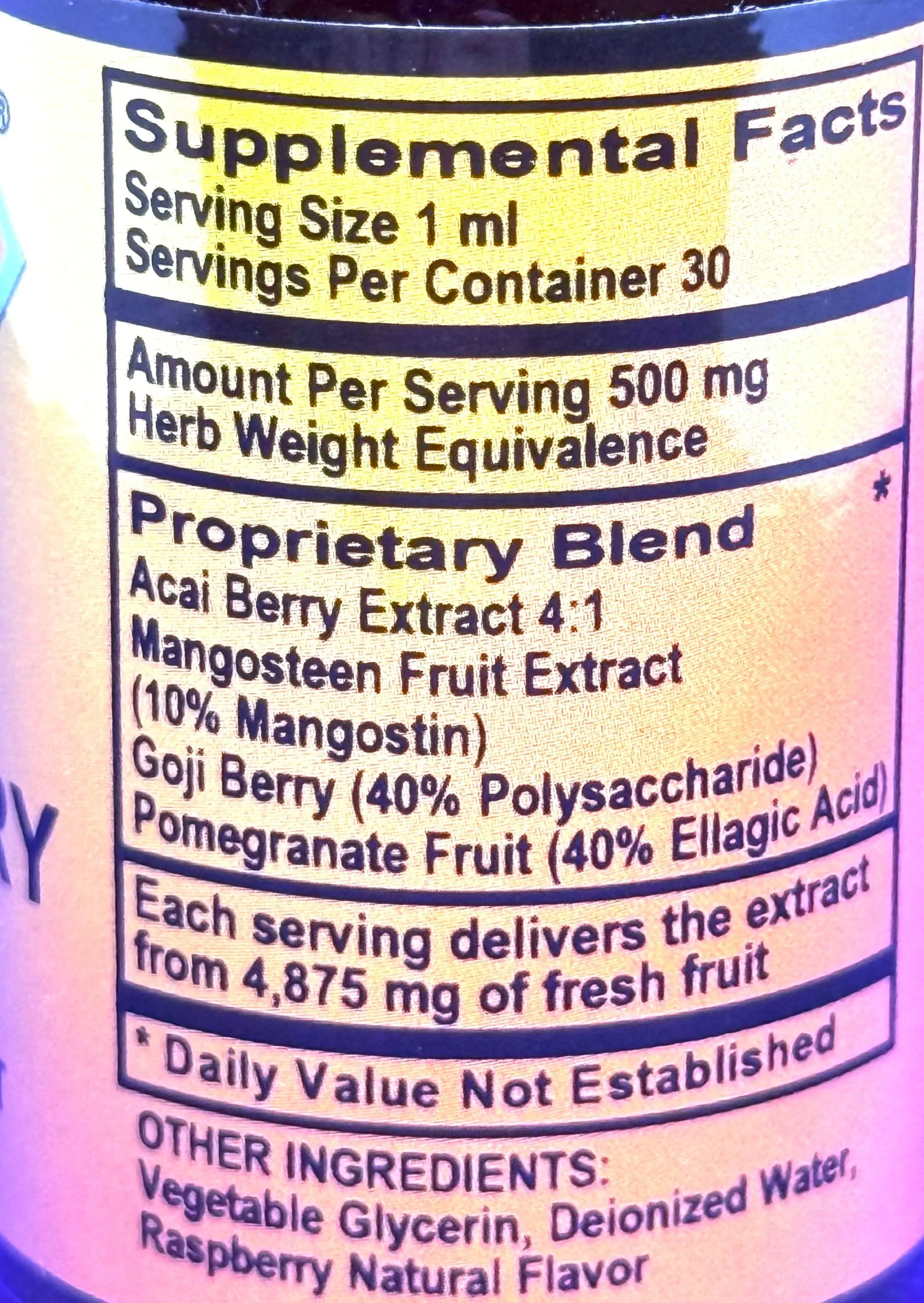 Acai Super Berry Antioxidant, 1 oz