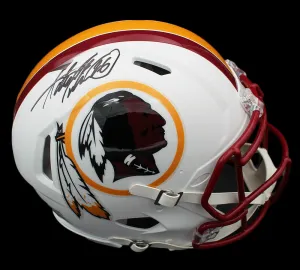 Adrian Peterson Signed Washington Speed Authentic White Matte NFL Helmet