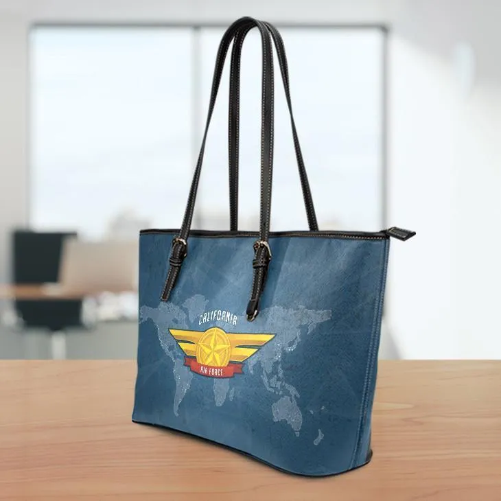 AF-CA Large Leather Tote Bag