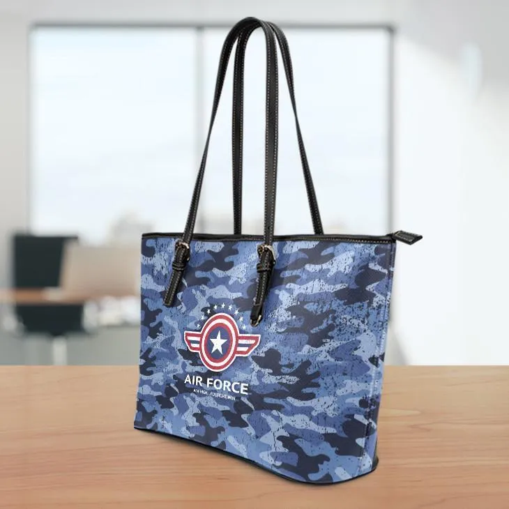 Air Force Large Leather Tote