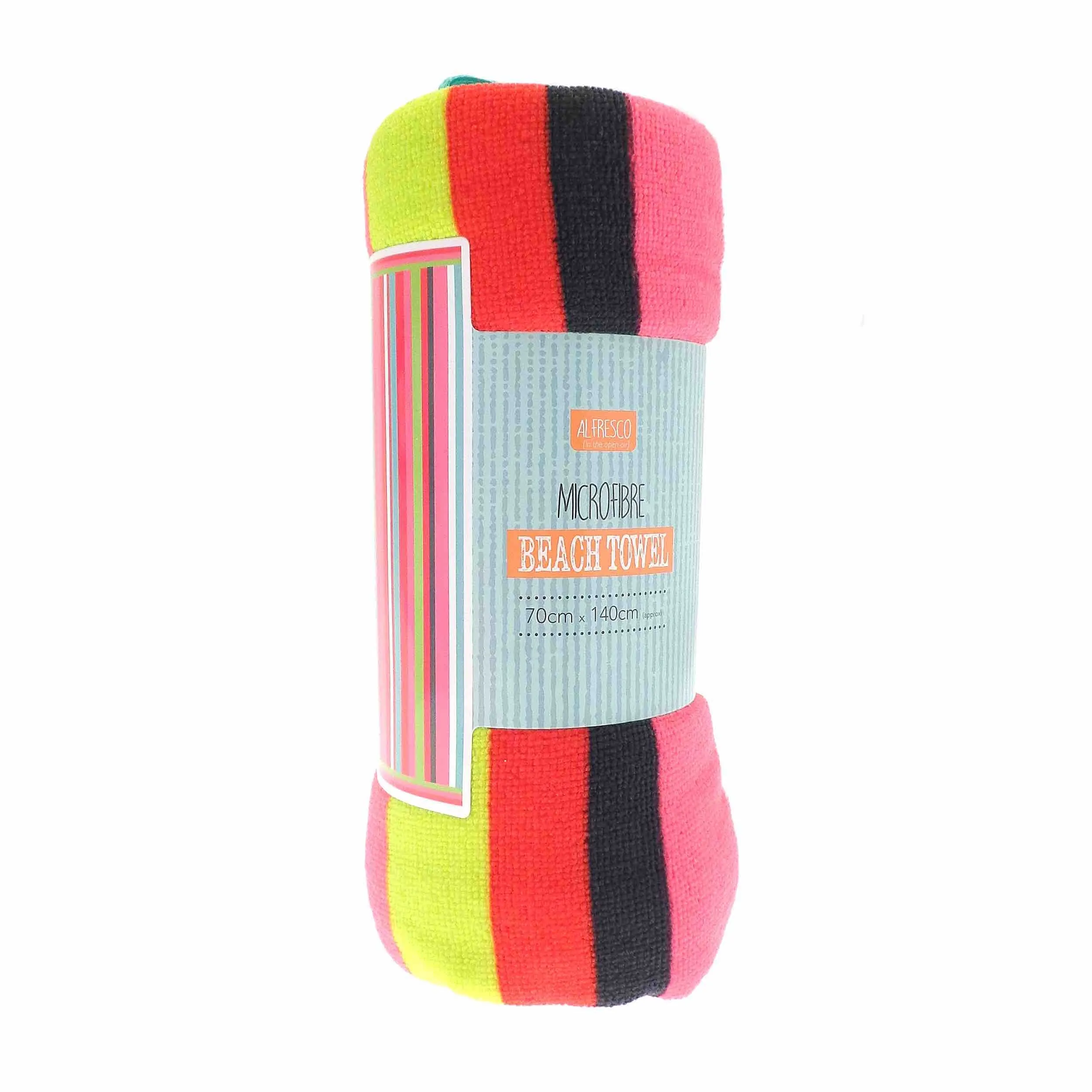 Alfresco Microfibre Beach Towel - Pink