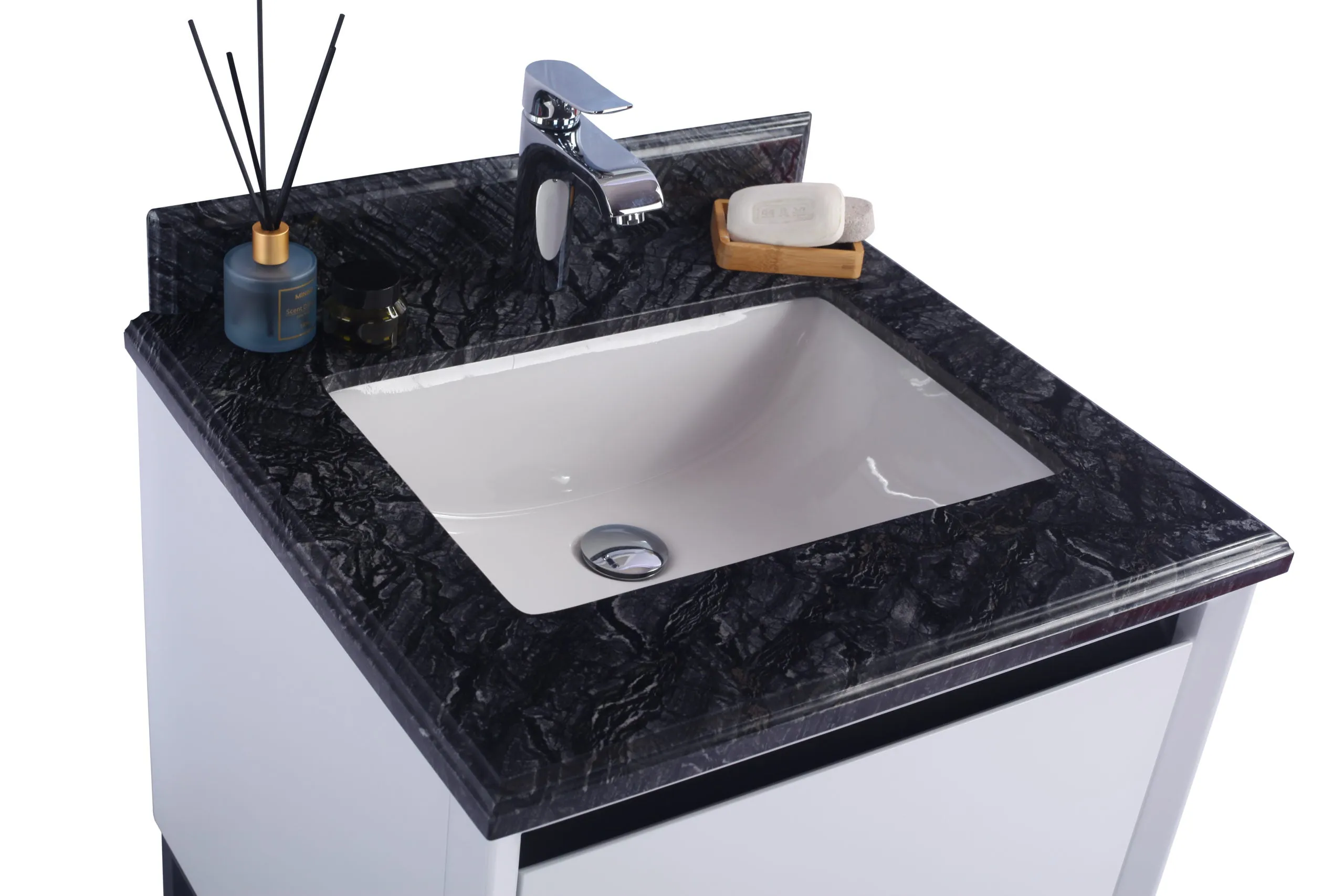 Alto 24" White Bathroom Vanity with Countertop