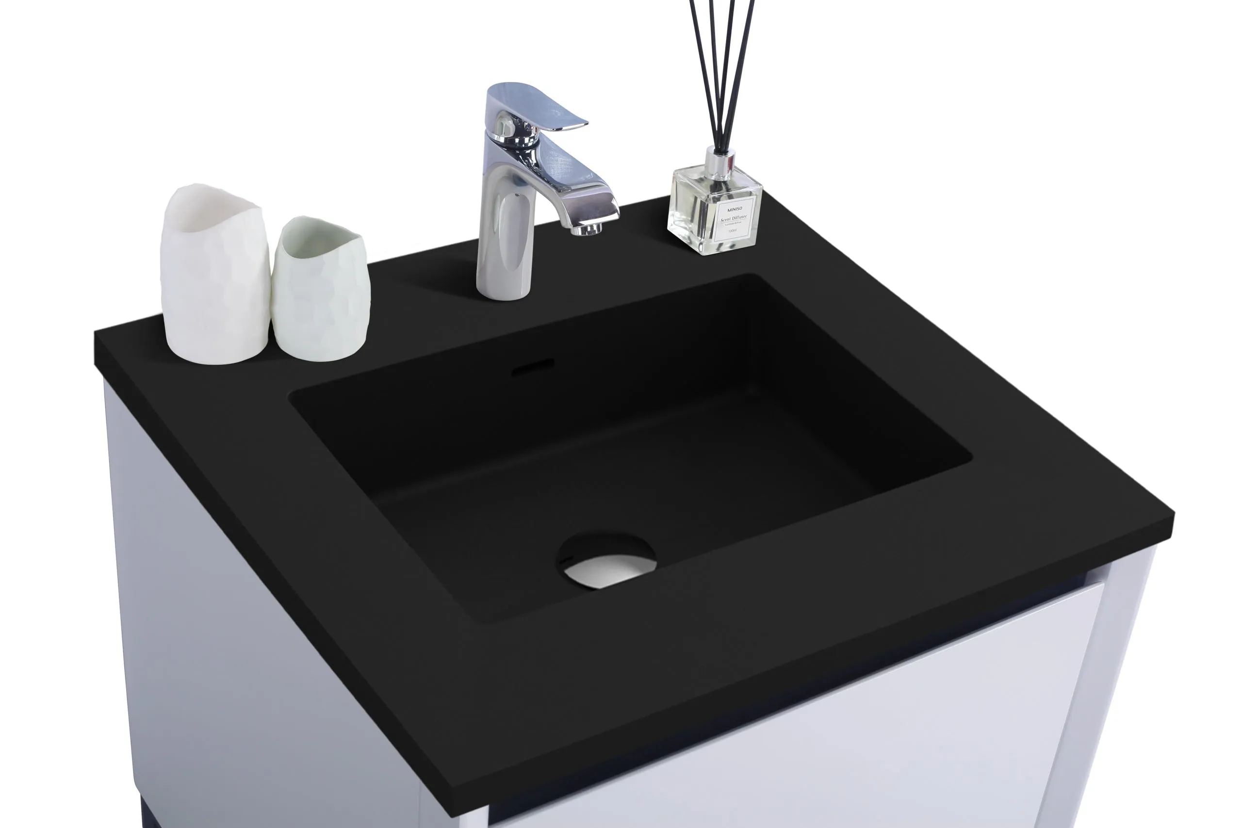 Alto 24" White Bathroom Vanity with Countertop