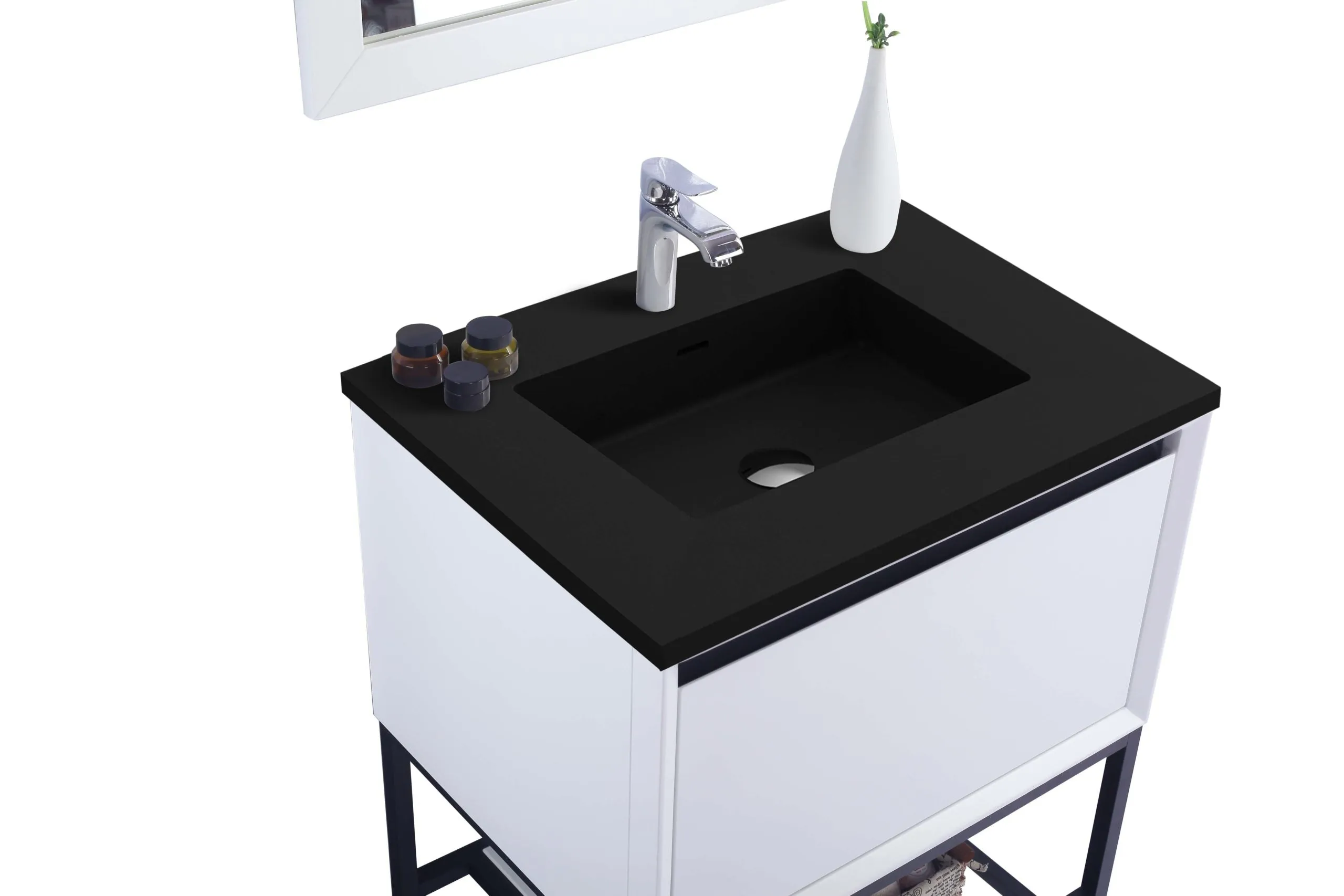 Alto 30" White Bathroom Vanity with Countertop