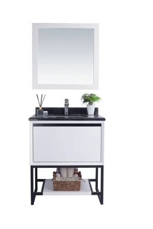 Alto 30" White Bathroom Vanity with Countertop