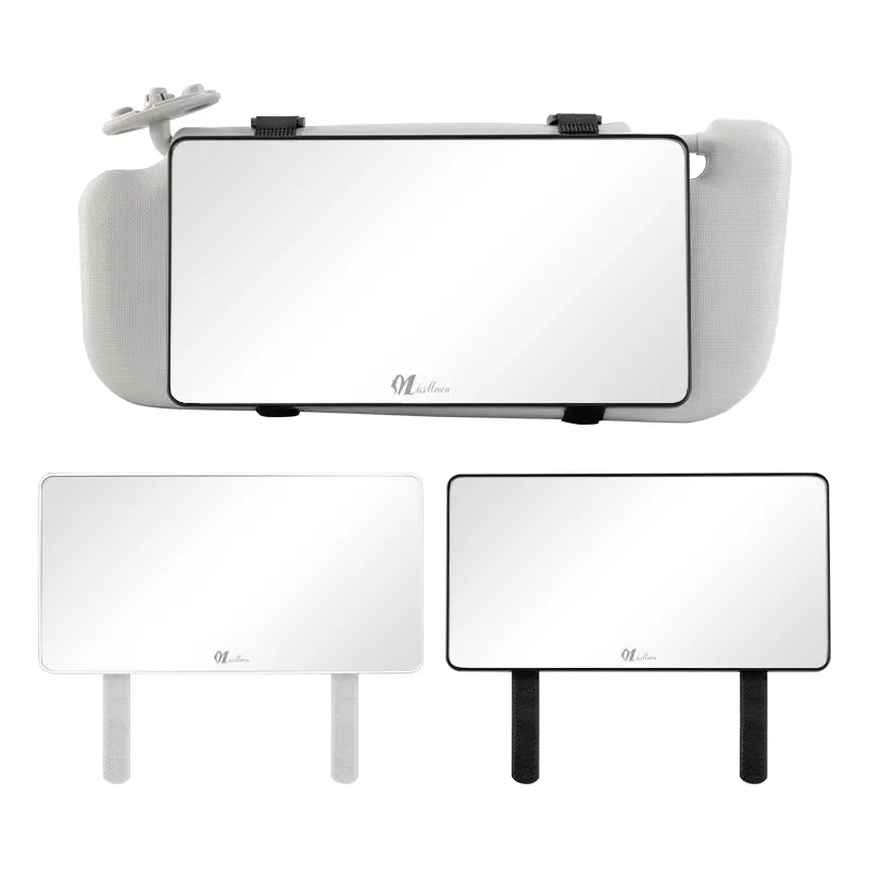Amazon Best Seller: Car Sunshade Board Makeup Mirror with LED Tri-color Lighted Vanity Mirror
