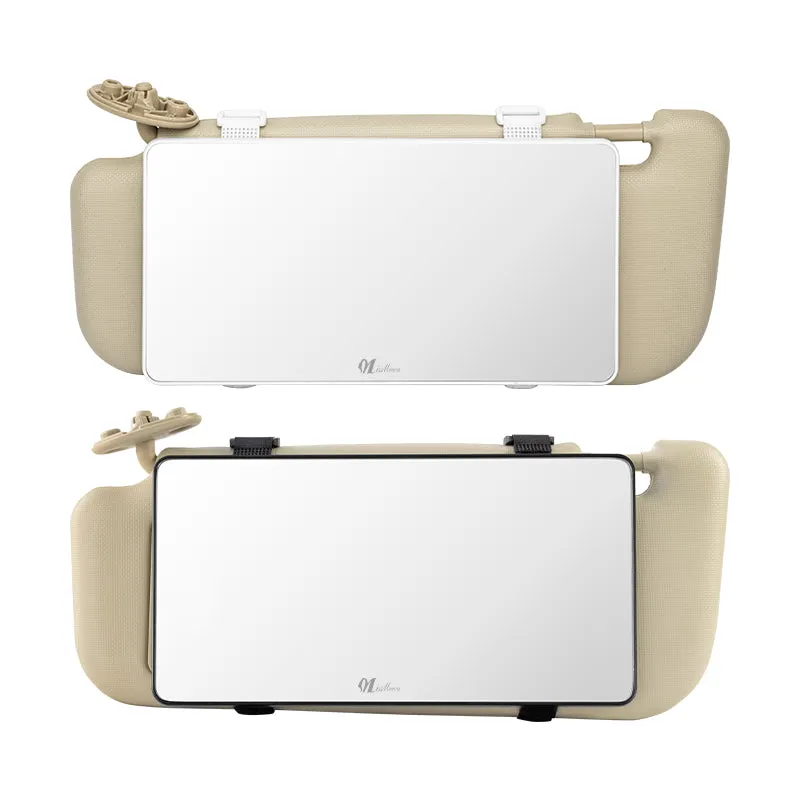 Amazon Best Seller: Car Sunshade Board Makeup Mirror with LED Tri-color Lighted Vanity Mirror