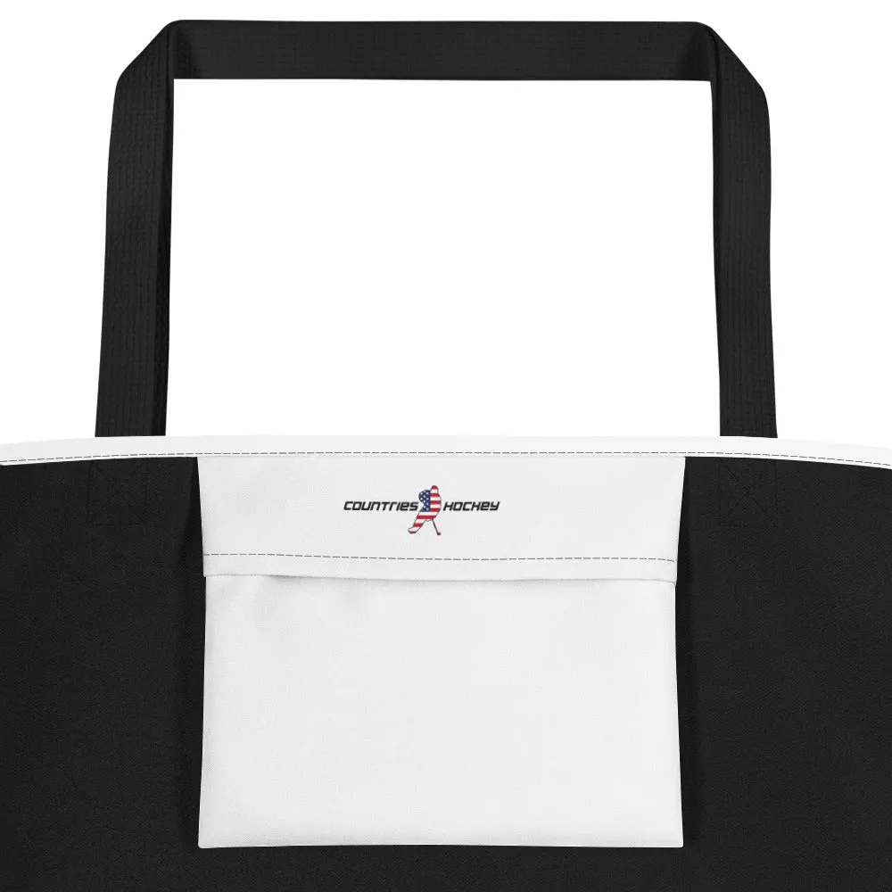 America Hockey & Lifestyle Beach Bag (all-over print) | by CountriesHockey.com