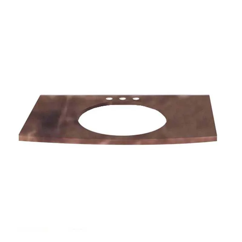 American Standard 9212.124.185 Tropic 24" Laminated Marble Vanity Top in Taupe with no Basin Included