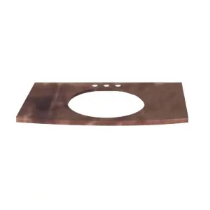 American Standard 9212.124.185 Tropic 24" Laminated Marble Vanity Top in Taupe with no Basin Included