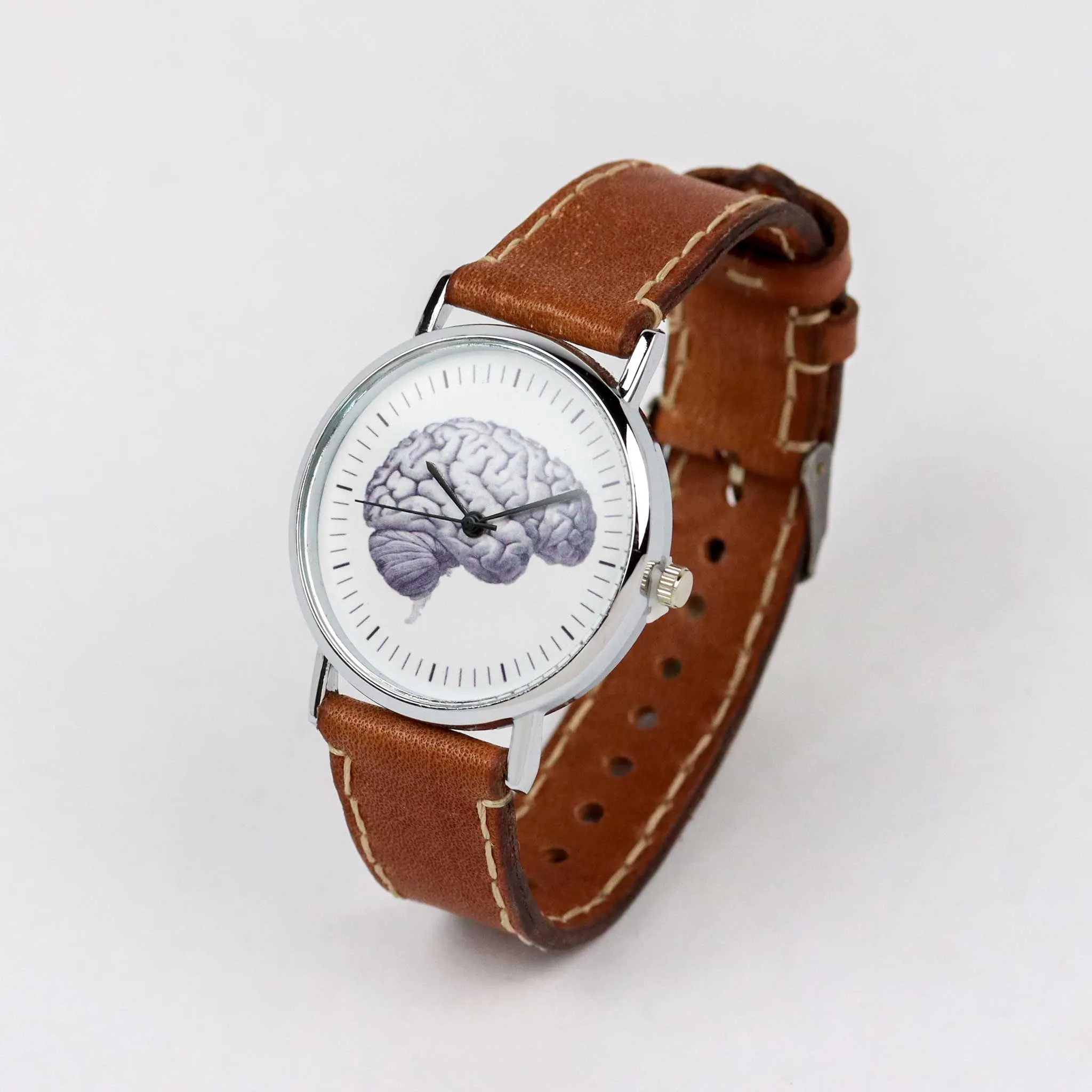 Anatomical Brain Wrist Watch