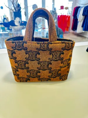Artisan Up-cycled Mini shopper tote