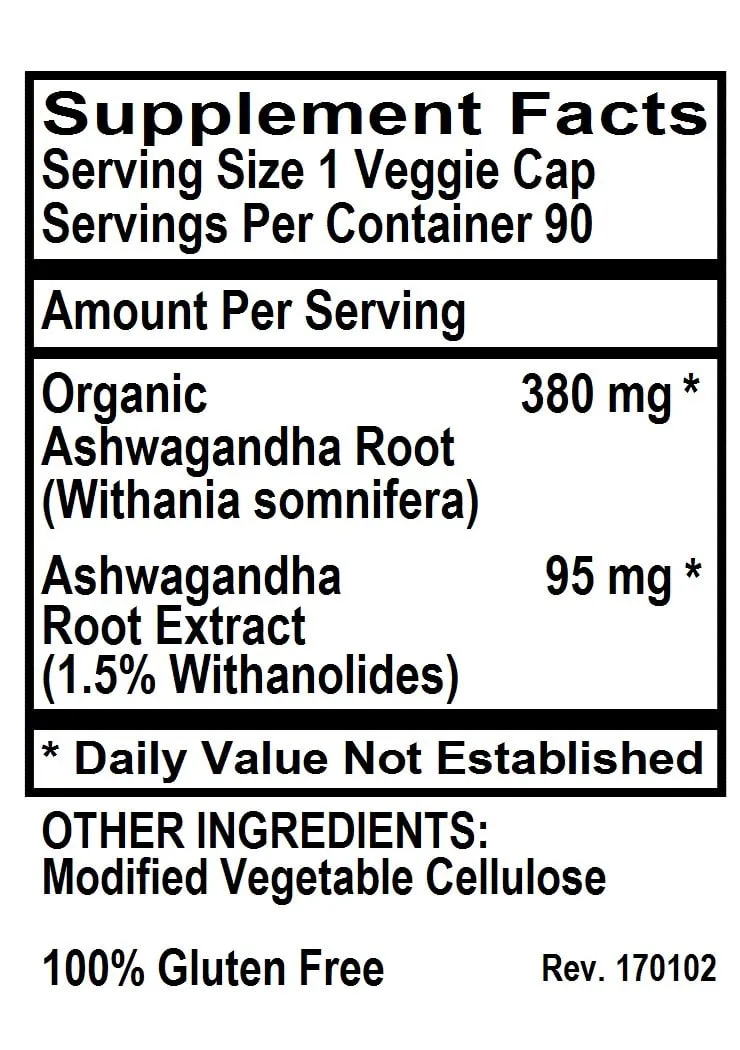 Ashwagandha, vcaps
