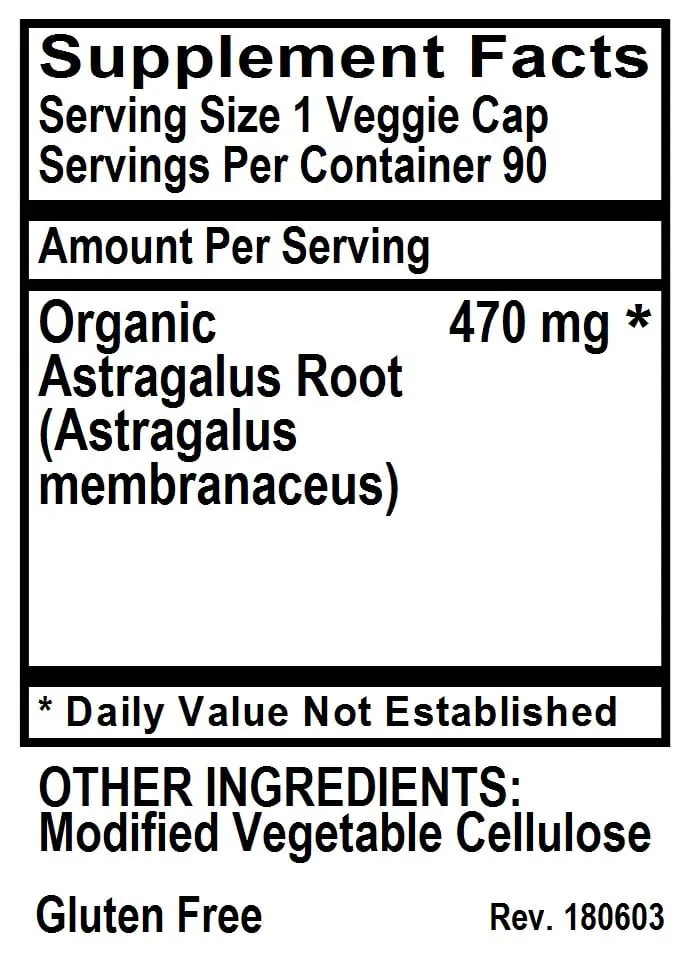 Astragalus, 90 vcap