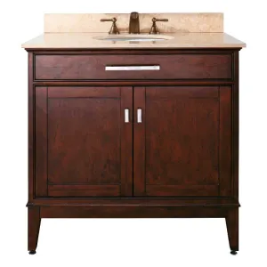 Avanity Madison 36 in. Vanity Combo MADISON-VS36-LE-B