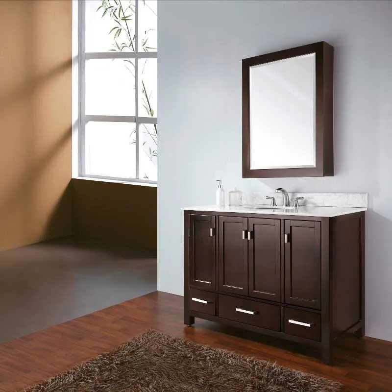 Avanity Modero 48 in. Vanity Combo MODERO-VS48-WT-B