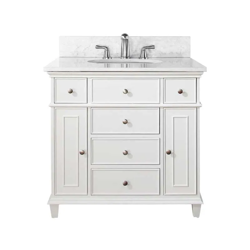 Avanity Windsor 36 in. Vanity Combo WINDSOR-VS36-WT-C