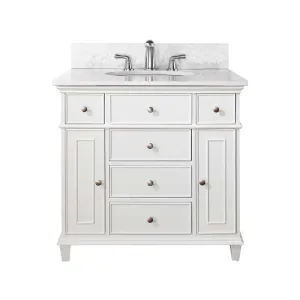 Avanity Windsor 36 in. Vanity Combo WINDSOR-VS36-WT-C