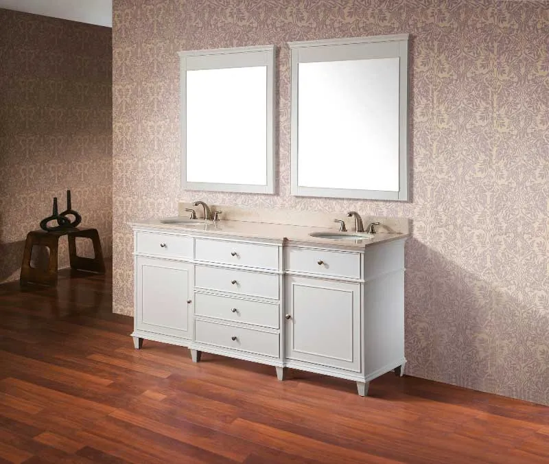 Avanity Windsor 72 in. Vanity Combo WINDSOR-VS72-WT-B