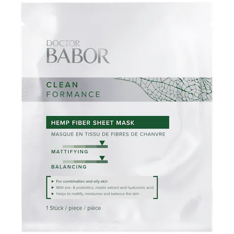 BABOR DOCTOR BABOR - CLEANFORMANCE Hemp Fiber Sheet Mask - 1pc
