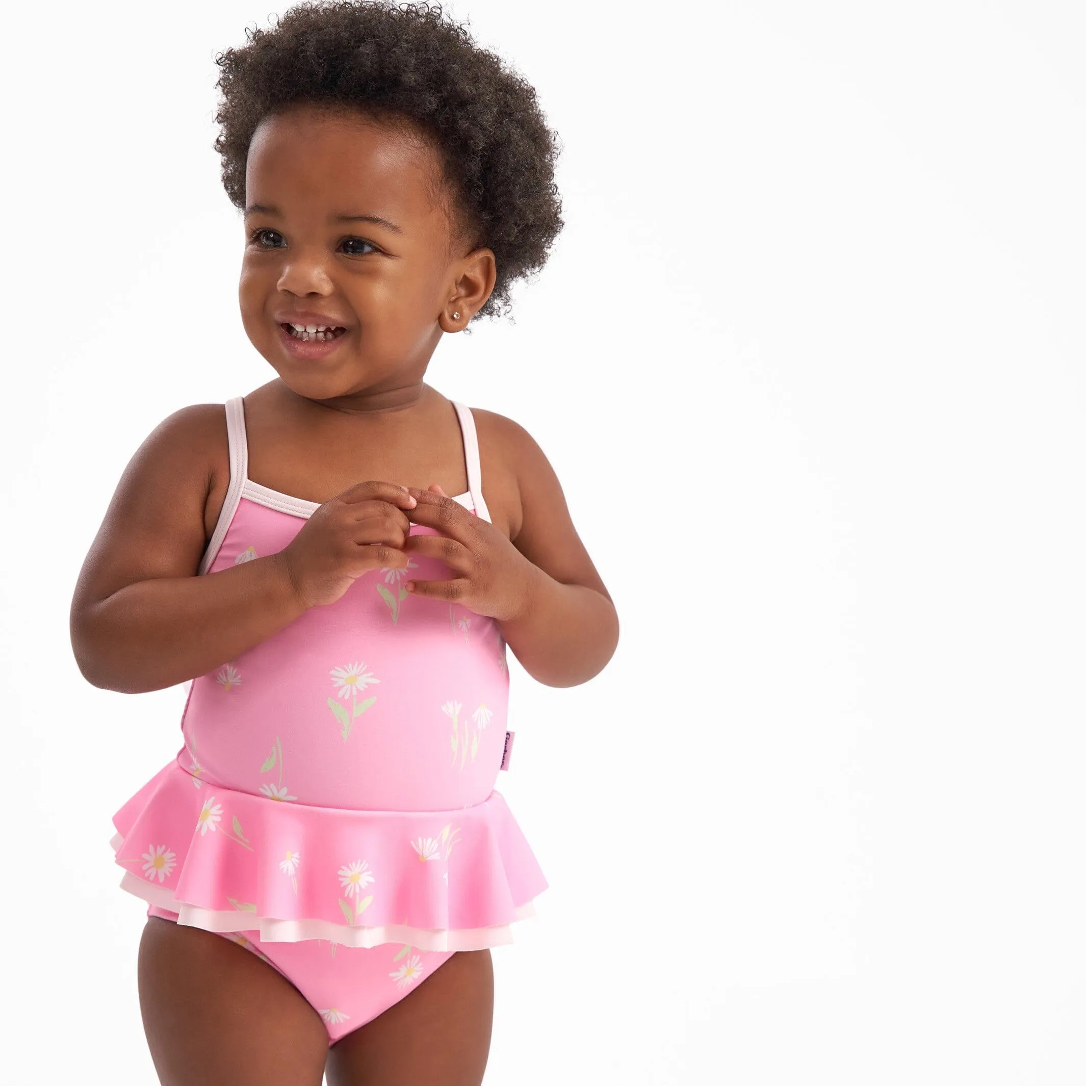 Baby Girls UPF 50  Daisies One-Piece Swimsuit