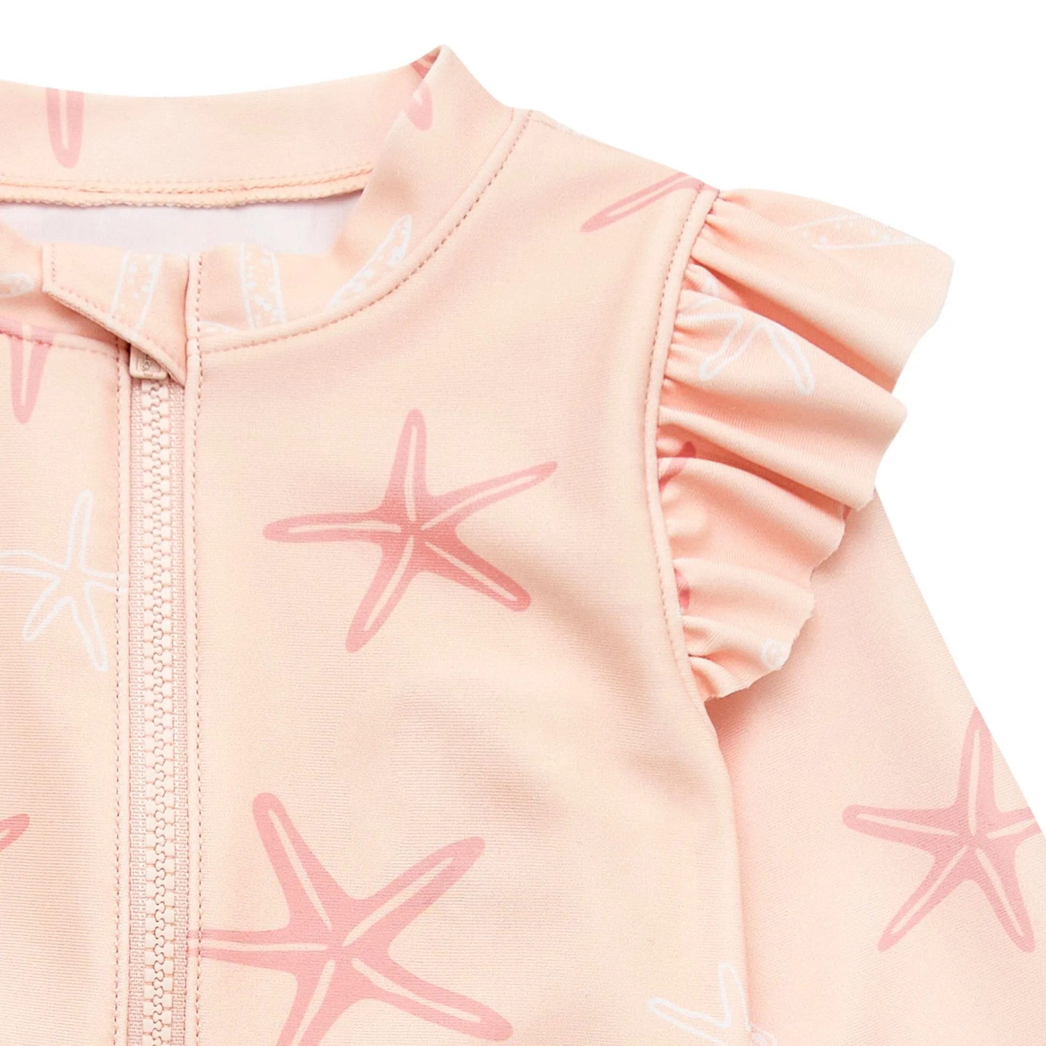 Baby Girls UPF 50  Starfish Rash Guard