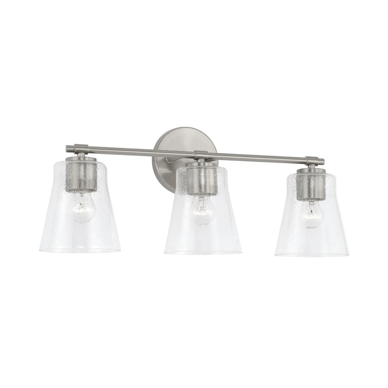 BAKER 3 LIGHT VANITY- BRUSHED NICKEL