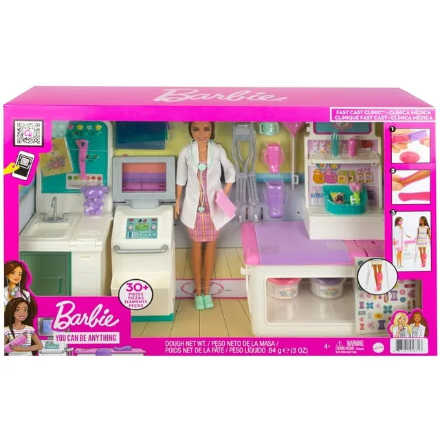 Barbie Fast Cast Clinic Doll & Playset